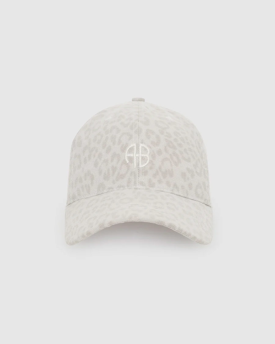 Jeremy-Baseball-Cap-Ab-washed-white-leopard-frontal Jeremy Baseball Cap Ab washed white leopard - Imagen 1