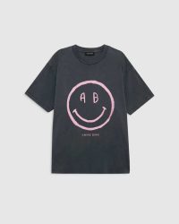 Cade Tee Smiley washed grey - Imagen 3