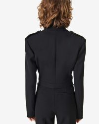 Mova Asymmetrical Cropped Jacket - Imagen 2