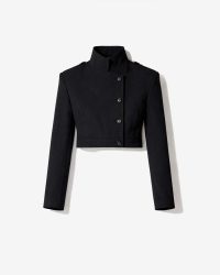 Mova Asymmetrical Cropped Jacket - Imagen 4