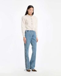 Firm Knit Cardigan Creme ROTATE
